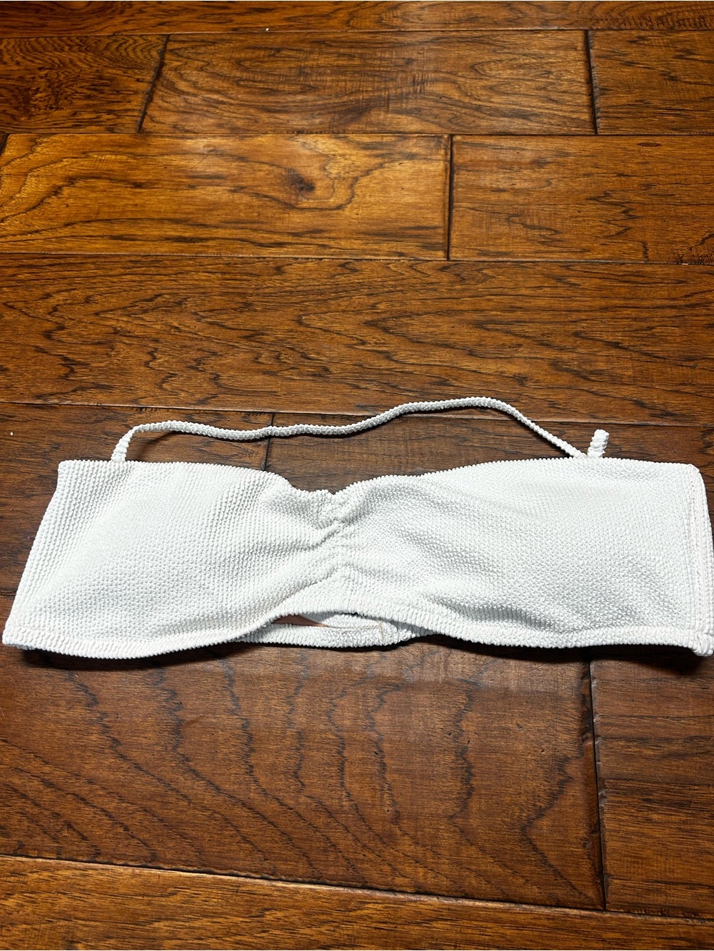 J crew Scrunchie sweetheart bikini top